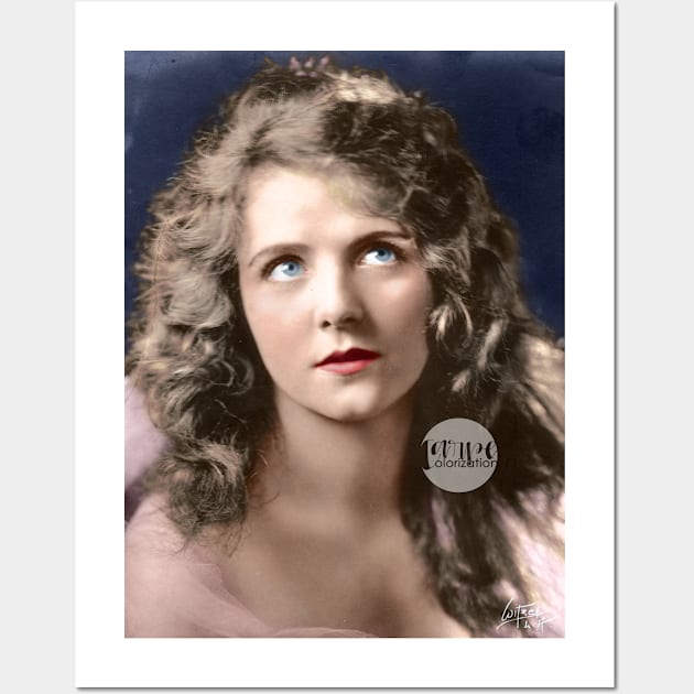 Olive Thomas - Colorized Wall Art by Laurynsworld